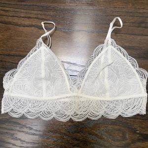 Bralette, white, medium